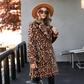 🥰2025 New Fashion-50% Off💖Women's Leopard Print Mid-Length Jacket
