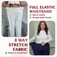 💕Summer Sale-50% OFF🌸Women's Soft Comfort Smocked Waist Wide Leg Palazzo Pants