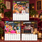 Tipsy Cats 2027 Wall Calendar - Funny Drunken Wine‑Loving Cat Monthly Wall‑Hanging Calendar, Humorous Cat Art, Sunday‑Start Spiral Calendar, Fun Gift for Cat & Wine Lovers