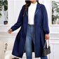 🏵️Autumn Sale-50% OFF🧥Casual Plus Size Drawstring Zip-Up Long Sleeve Hooded Coat