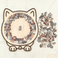 🎁60% OFF🧩135-Piece Morandi-Colored Cat Shaped Wooden Jigsaw Puzzle