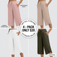 ✨50% OFF!✨👖Women's Casual Wide-Leg Capri Pants – Comfortable, Casual, and Versatile! ☁️