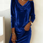 🎅 Christmas Promotion  50% OFF 🎁Loose Velvet Dress for Women