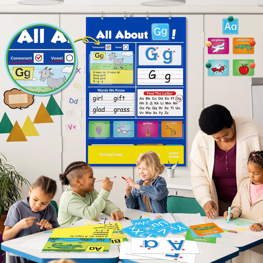 🔥Hot Sale-50% OFF 📚Alphabet Learning Pocket Chart