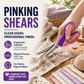 🔥Hot Sale-50% OFF✂️Multipurpose Pinking Shears Serrated Scissors