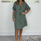 💃2025 New Plus Size Button-up Tunic Dress