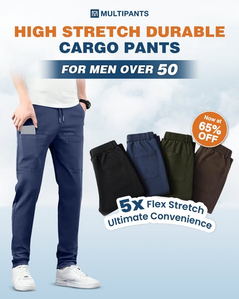 🔥Last Day Sale 70% OFF👖MultiPants – High Stretch Multi-pocket Durable Cargo Pants