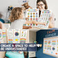 🎁Last Day 50% OFF🌈12 PCS Calming Corner Posters - Feelings Wheel Chart & Emotions Poster For Kids