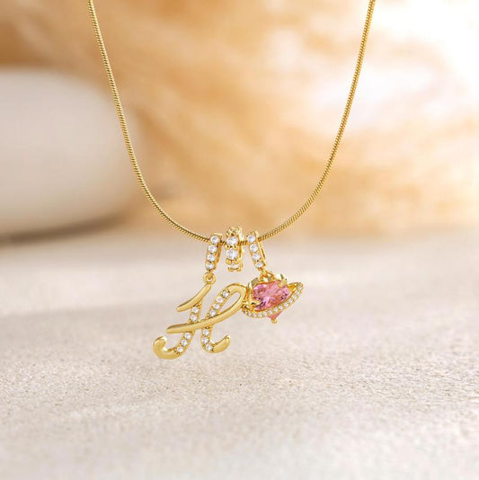 💖Last Day 50% OFF✨Gold 3-Layering Initial A-Z Letter Pendant Necklaces