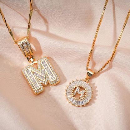 🎁Best Seller-50% OFF💖2 Pack - Initial Letter Pendant Necklaces