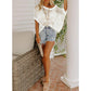 🥰Summer Hot Sale🌿Womens Casual Short Sleeve Hollow Out Pullover Knit Tops