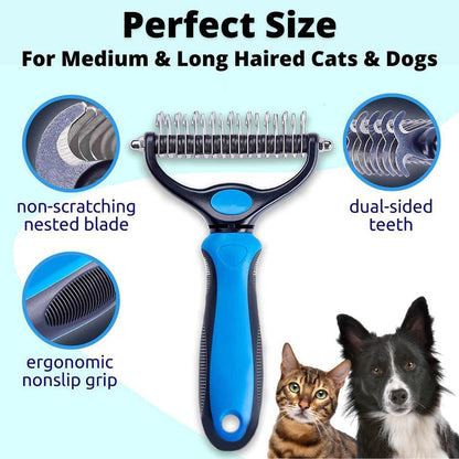 🔥Last Day 60% OFF✨Professional Deshedding Tool For Dogs And Cats🐶🐱