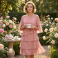 💕This Summer Special Offer-50% Off💃Women's Elegant Layered Ruffle Sleeve Dress
