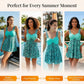 ⏰Limited-time 60% OFF👙Strap Top & Fitted Swim Shorts Separable Swimsuit