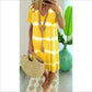 🎁2026 New Arrivals 50% OFF💥Tie-Dye Striped Short Sleeve T-Shirt Dress – Soft & flowy – Perfect for summer, beach or casual days – comfortable and stylish 🌊✨