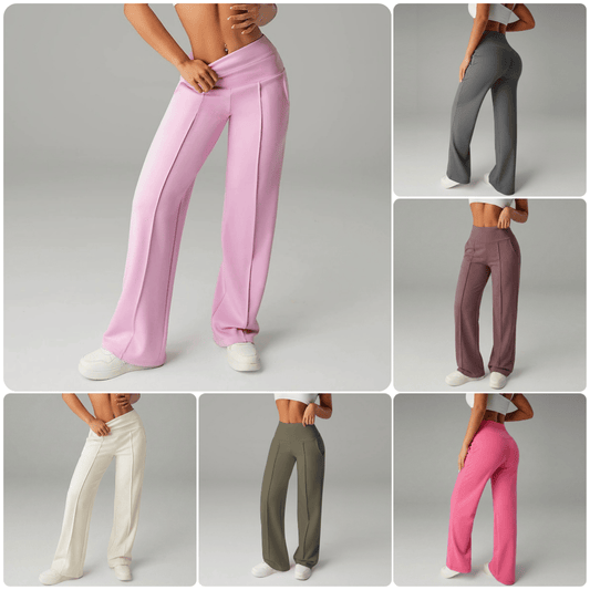 💗Spring Sale-50% OFF💐Women's Plain Loose Straight Leg Pants