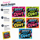 🔥60% OFF🌟2027 Year of the Cunt Wall Calendar – Bold Graffiti Humor Calendar📆