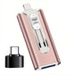 💥16GB~256GB Micro USB + 8 Pin + USB 3.0 4 in 1 Mobile Phone Computer U-Disk