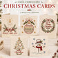 🌲🪡Christmas Hand Embroidery Card DIY Kit | Stitch Your Way Into the Christmas Spirit ✨🎁