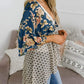 💐2026 SPRING SALE - 60% OFF!🌸Women's Floral Kimono Ruffle Sleeve Tie Cardigans Flowy Boho Loose Cover Ups
