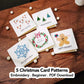 🌲🪡Christmas Hand Embroidery Card DIY Kit | Stitch Your Way Into the Christmas Spirit ✨🎁