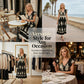 👗New arrival 40% OFF!🏖️Women's V-Neck Baroque Print Flowy Maxi Dress