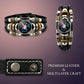 💥Last Day – 50% OFF☪️Glow-in-the-dark Leather Zodiac Sign Bracelet For Men and Women (6.9/8.1 inches)♑️