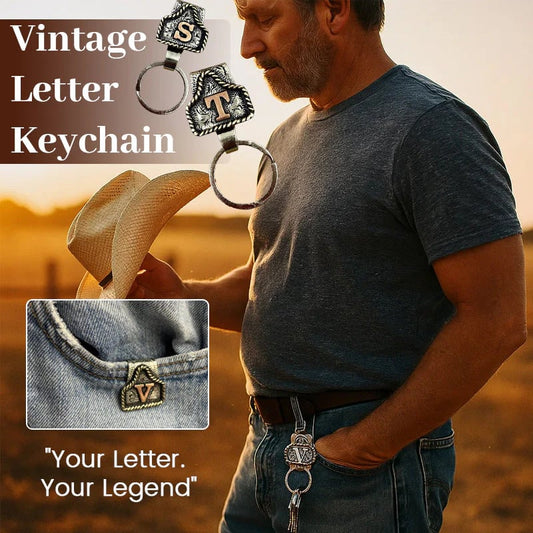 🎉Handmade Cow Tag Belt  Key Holder with Custom Initial
