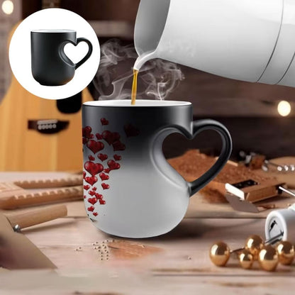 🎁Gift Idea-50% Off💝Heart-shaped Color-changing Ceramic Mug