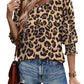 🌺Women Dressy Casual 3/4 Length Sleeve Blouses with Smocked Cuffs