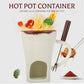Melt Chocolate Instantly! No-Mess Ceramic Fondue Mug with Fork