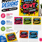 🔥60% OFF🌟2027 Year of the Cunt Wall Calendar – Bold Graffiti Humor Calendar📆
