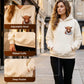🎅CHRISTMAS SALE 50% OFF!!🎁🐄Cute Highland Cow Cozy Fleece-Lined Hooded Sweatshirt🦬