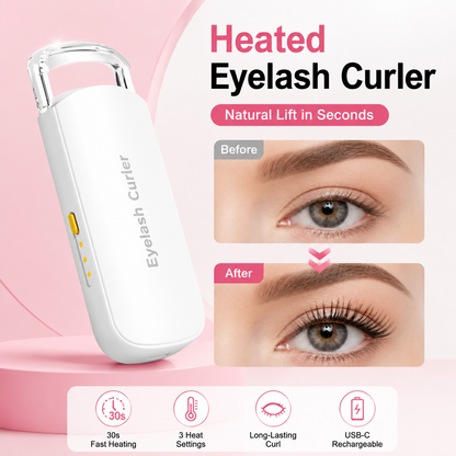 💜2026 NEW USB Rechargeable Heated Eyelash Curler