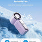 💨Mini Handheld Fan with LED Display| 🧊6 speeds, 10.7 hours of cool| Weighs nothing – goes anywhere