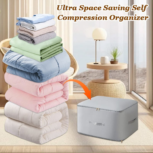 🔥Hot Sale-50% Off🧥Ultra Space Saving Self Compression Organizer