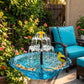 💐SPRING DAY SALE⚡50K+ SOLD!💦🐦Solar Cascade Hanging Bird Bath Fountain