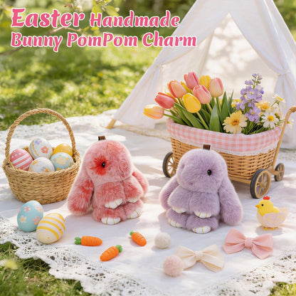 🎁EASTER SALE – ONLY £6.99!!🐰🎉Handmade Soft Bunny Charms