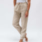 🌸Spring Sale-50% OFF🍀Women's Elastic Waist Cotton Linen Casual Pants