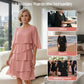 💕This Summer Special Offer-50% Off💃Women's Elegant Layered Ruffle Sleeve Dress