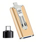 💥16GB~256GB Micro USB + 8 Pin + USB 3.0 4 in 1 Mobile Phone Computer U-Disk
