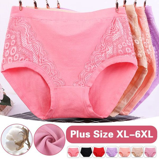 🔥Buy 1 Get 3 Free🔥Plus Size High Waist Leak Proof Cotton Panties