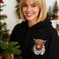 🎅CHRISTMAS SALE 50% OFF!!🎁🐄Cute Highland Cow Cozy Fleece-Lined Hooded Sweatshirt🦬