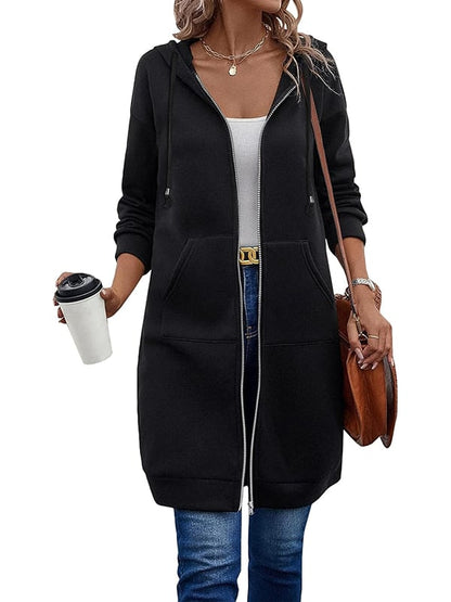 💖Hot Sale-50% Off🔥Women Casual Zip up Fleece Hoodies