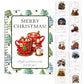 🎁70% OFF🎅Christmas Gift Card Booklet👍DIY Spiral-Bound Christmas Gift Card Holder Book-C