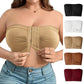 💕Hot Sale 49% OFF🔥Plus Size Strapless Front Buckle Breathable Bra