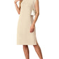 💐Summer Sale 49% OFF💙Women Round Neck Loose Split Wrinkle-Free Midi Dress with Pockets