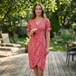 🌷49% OFF🍃Women's floral v-neck printed dress
