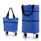 🛍️2-in-1 Foldable Shopping Cart – Carry More, Roll Easier