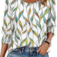 🌺Women Dressy Casual 3/4 Length Sleeve Blouses with Smocked Cuffs